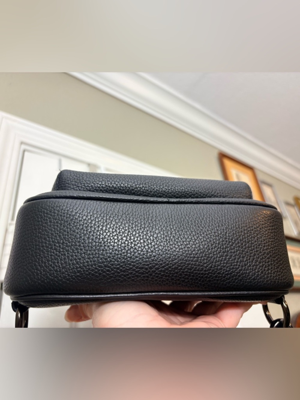 Coach Charter Pack Black Pebble Leather Sling (CP162) - Excellent - Picture 5 of 14